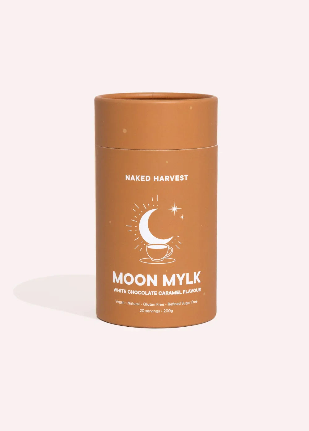 White Choc Caramel Swirl Moon Mylk - NU Harvest