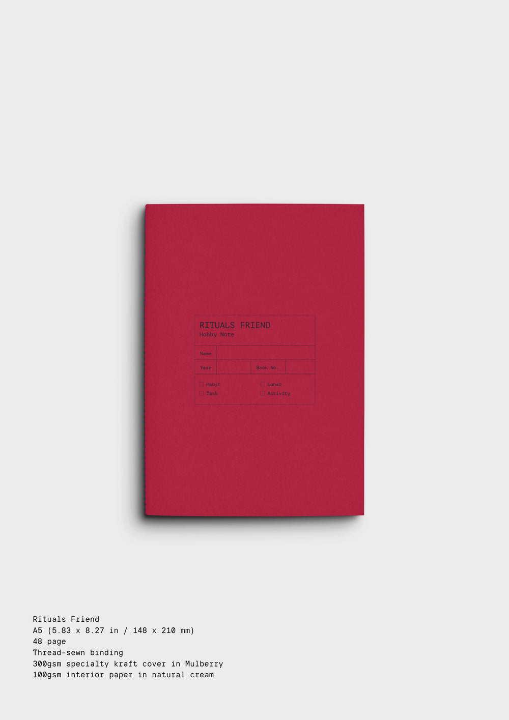 Rituals Friend Journal- Creator's Friend