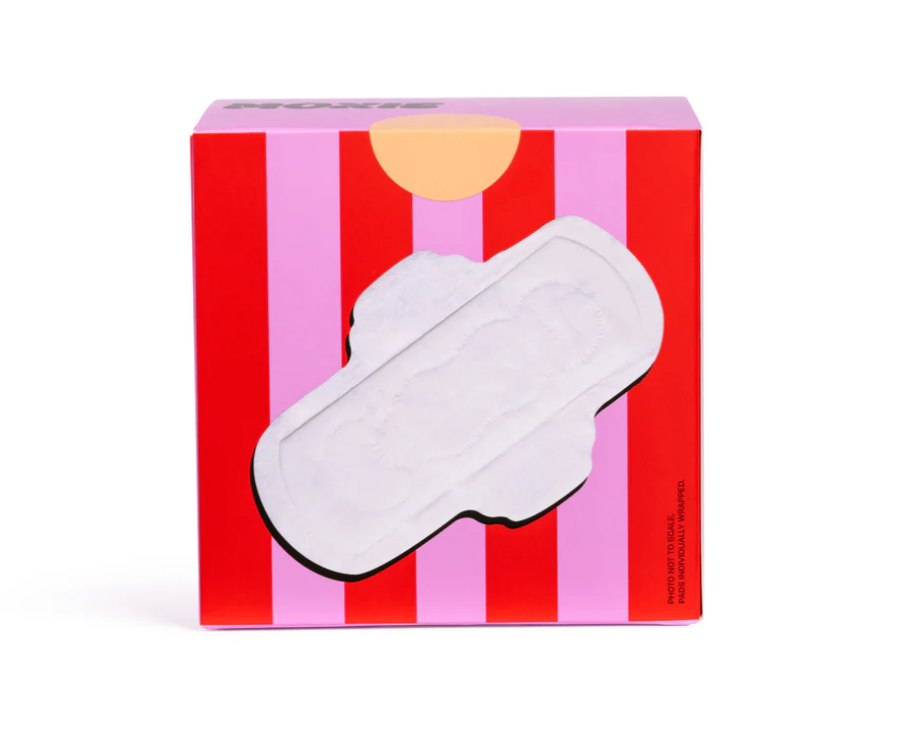 100% Organic Cotton Winged Pads REG 10pk - Moxie