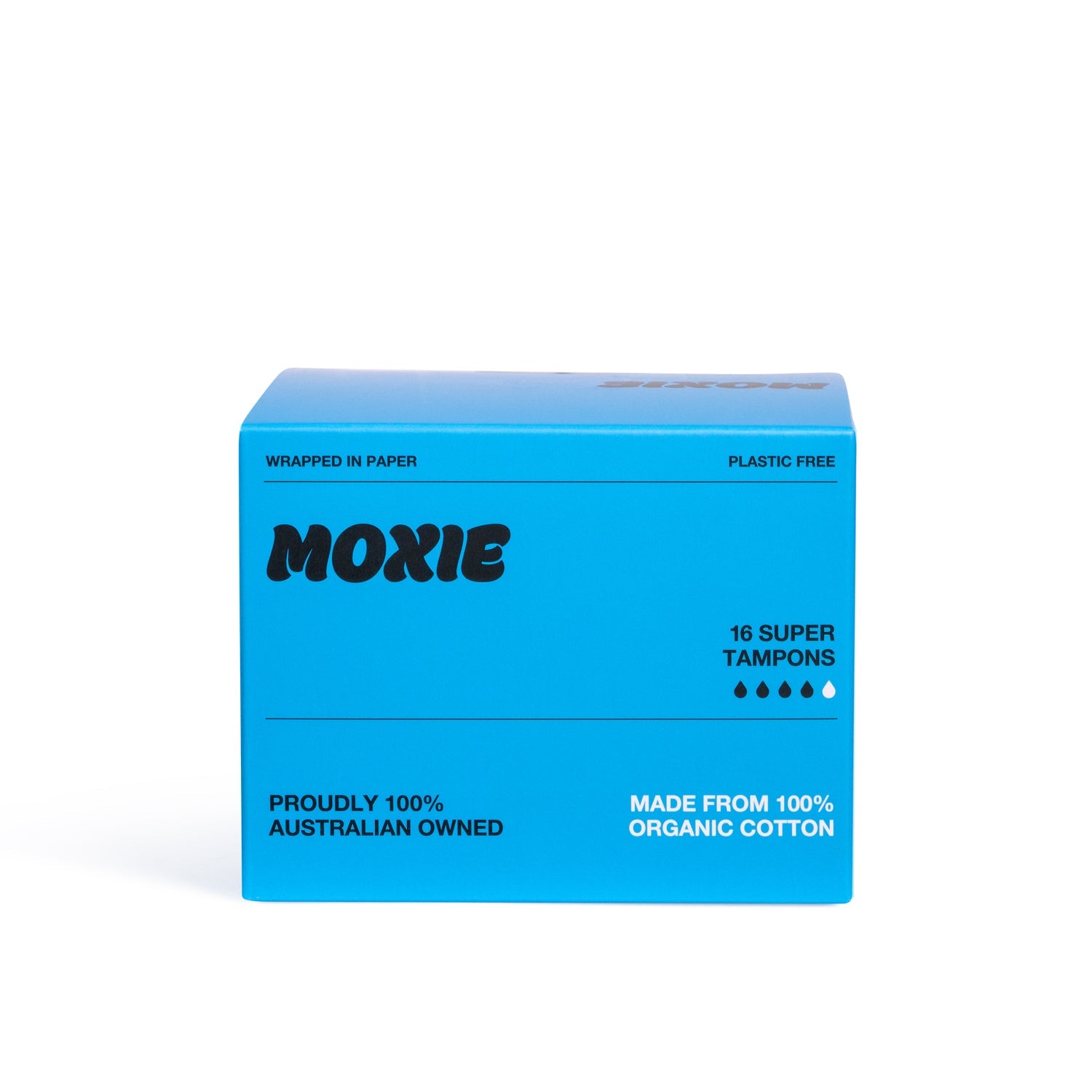 100% organic cotton SUPER tampons 16pk - Moxie