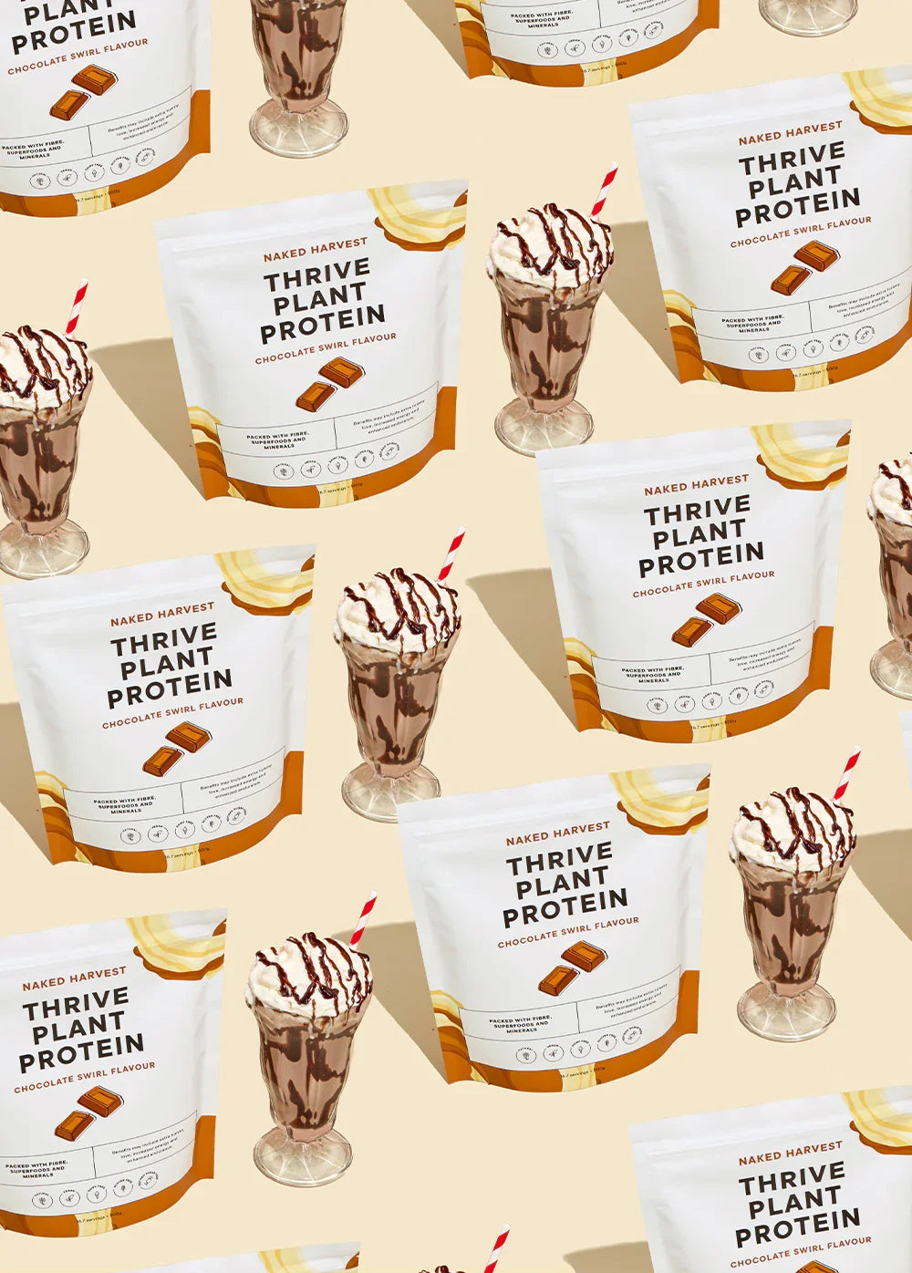 Chocolate Swirl Plant Protein - NU Harvest
