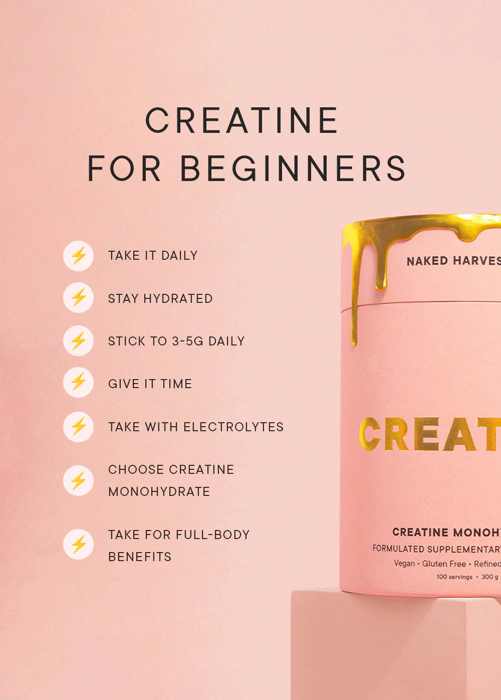 Creatine Monohydrate - NU Harvest
